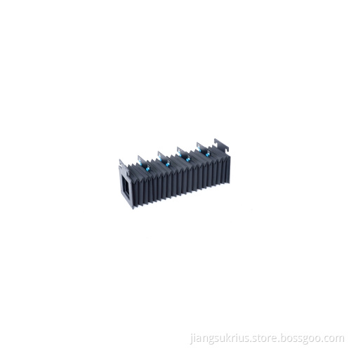 Irregular shape flexible bellow cover